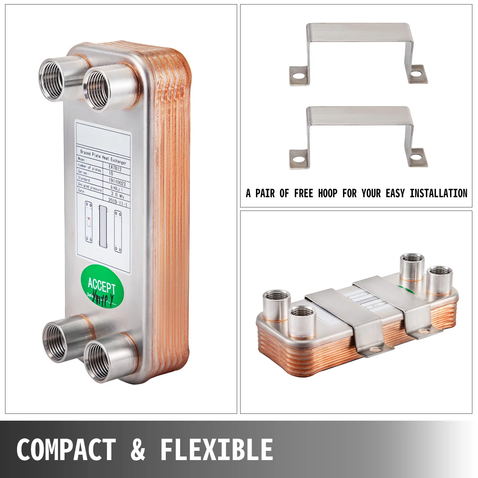 Рисунок 6 - VEVOR 30 40 60 пластин теплообменник