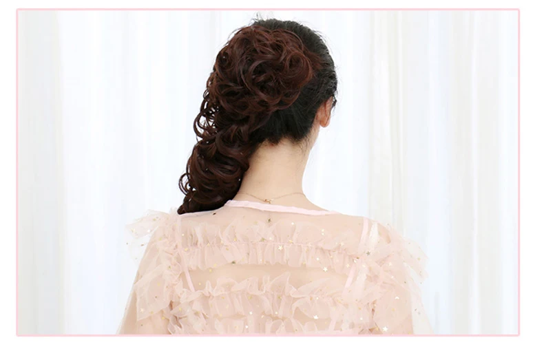 48 шт/лот мульти DIY гусеница спиральная обмотка парик бутон-как стиль вьющиеся волосы для наращивания Пучок Волос Аксессуары от производителей HA579
