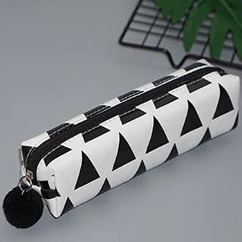 

Concise Girls Student Cosmetic Bag School Pencil Cases For Girl Stationery Canvas Pencil Bag Pencil Box School Tools