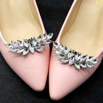 

Fashion Shoe Clip DIY Rhinestone Decoration Women High Heels Bag Dress Hat Shoe Accessories Wedding Fashion Buckle Clips Elegant