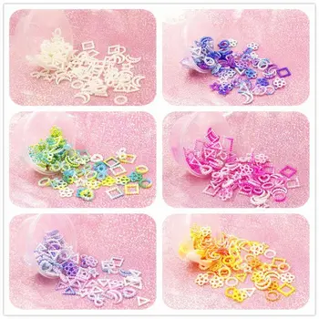 

10g Mixed Moon Star Resin Fillings ABS Pearl Bow Heart Flatback Resin Cabochons Shaker Pendants Molds Fillers Jewelry