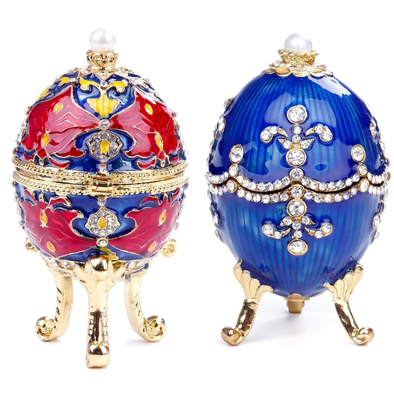 Органайзер для ювелирных изделий Faberge украшения яиц винтажный стильный шкатулка