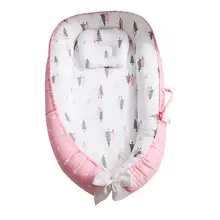 Chaise de bébé Portable souple, sac pour bébé, remplissage de lit avec ceinture, Protection de sécurité pour nouveau né, berceau, doux et respirant