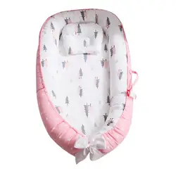 Chaise de bébé Portable souple, sac pour bébé, remplissage de lit avec ceinture, Protection de sécurité pour nouveau né, berceau, doux et respirant 