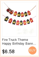 Construction Vehicle Ceiling Hanging Swirl Dangling Streamers Garland for Children's Birthday Party Drop Ornaments Home Decor