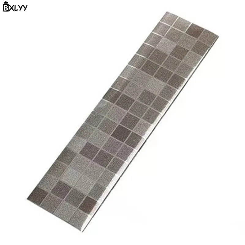 Brown BXLYY мозаика кухня маслостойкая наклейка самоклеящаяся Водонепроницаемая плитка наклейка варочная панель высокотемпературная наклейка кухонный инструмент. 75z - Цвет: Brown