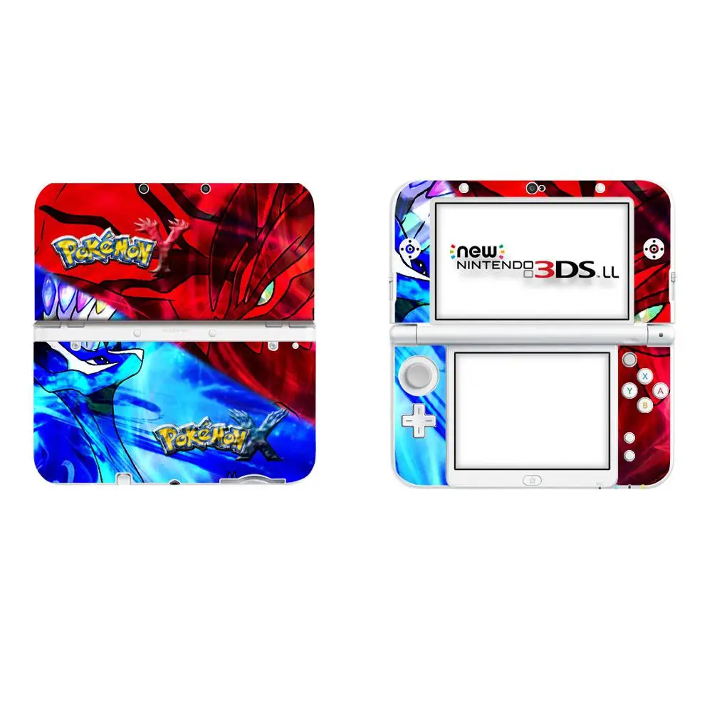 Pokemon Go Пикачу полное покрытие наклейка Кожа Наклейка для NEW 3DS XL Скины Наклейка s для NEW 3DS LL виниловая Защитная Наклейка - Цвет: DSLL0015