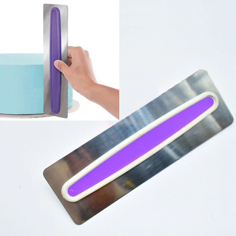  Baking Pastry Cake Scraper Set Fondant Spatulas Cream Scraper Baking Cake Surface Decoration Tool K