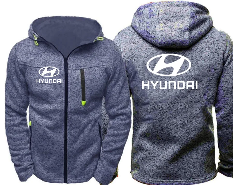 Осенний кардиган Мужская куртка худи hyundai одежда с принтом модная мужская Повседневная Толстовка спортивная толстовка на молнии