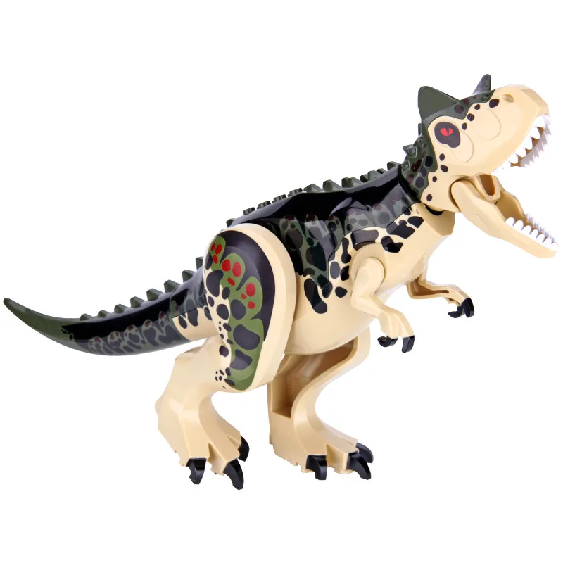 

NEW Jurassic World Dinosaurs Bricks Brown Tyrannosaurus Indominus Rex Assemble Model Building Blocks Children Gift Toys