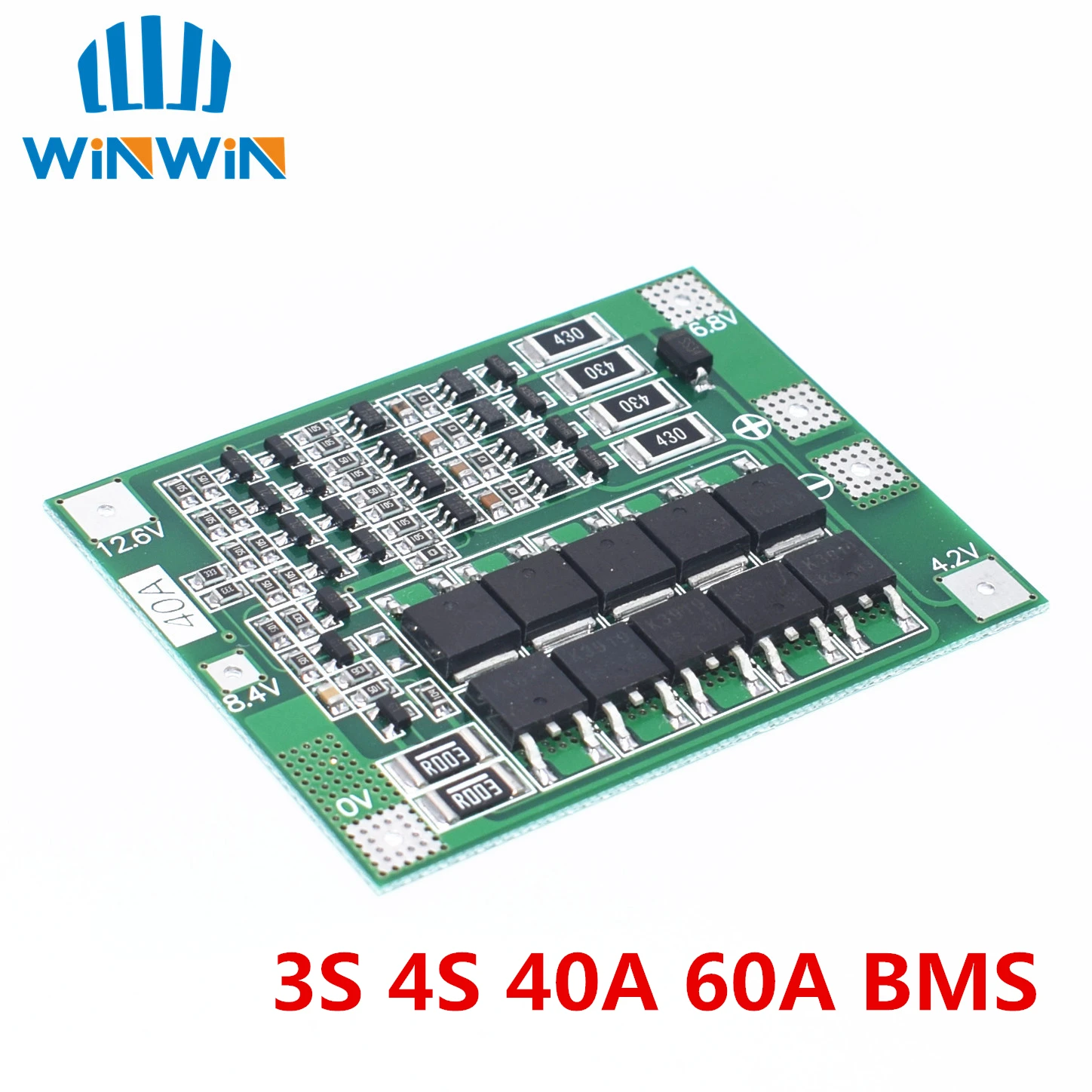 

4S 40A Li-ion Lithium Battery 18650 Charger PCB BMS Protection Board with Balance For Drill Motor 14.8V 16.8V Lipo Cell Module