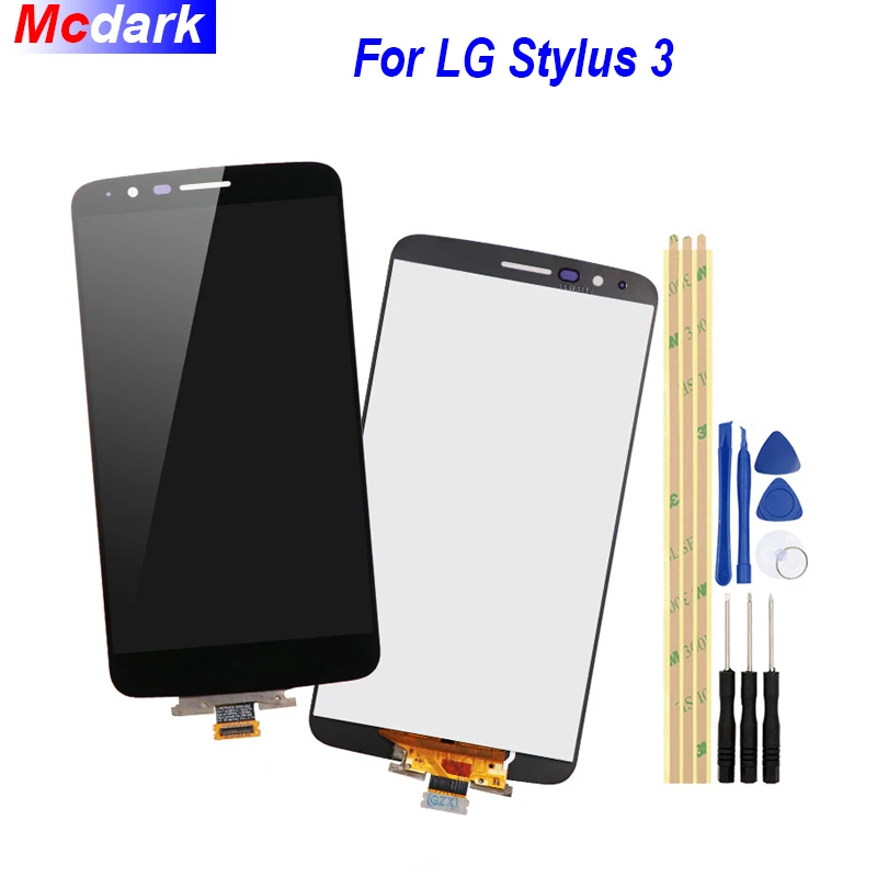 5 7 'для LG Stylus 3 LS777 M400 M400DF M400N M400F M400Y ЖК-дисплей и кодирующий преобразователь