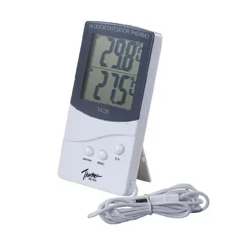 

TA338 High-precision Electronic Thermometer with Probe Type Indoor and Outdoor Household Industrial Double Display Thermometer