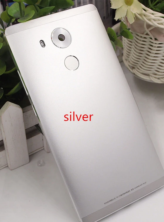 С отпечатком пальца 6,0 дюйма для huawei mate 8 mate 8 MT8 задняя крышка батарейного отсека, Крышка корпуса, чехол, запчасти для заднего стекла