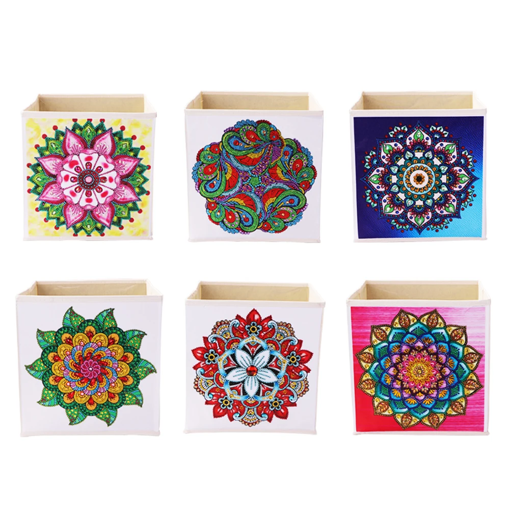 Diamond Painting Storage Boxes Diamond Art Storage Bag Folding Box Cross Stitch Embroidery Case