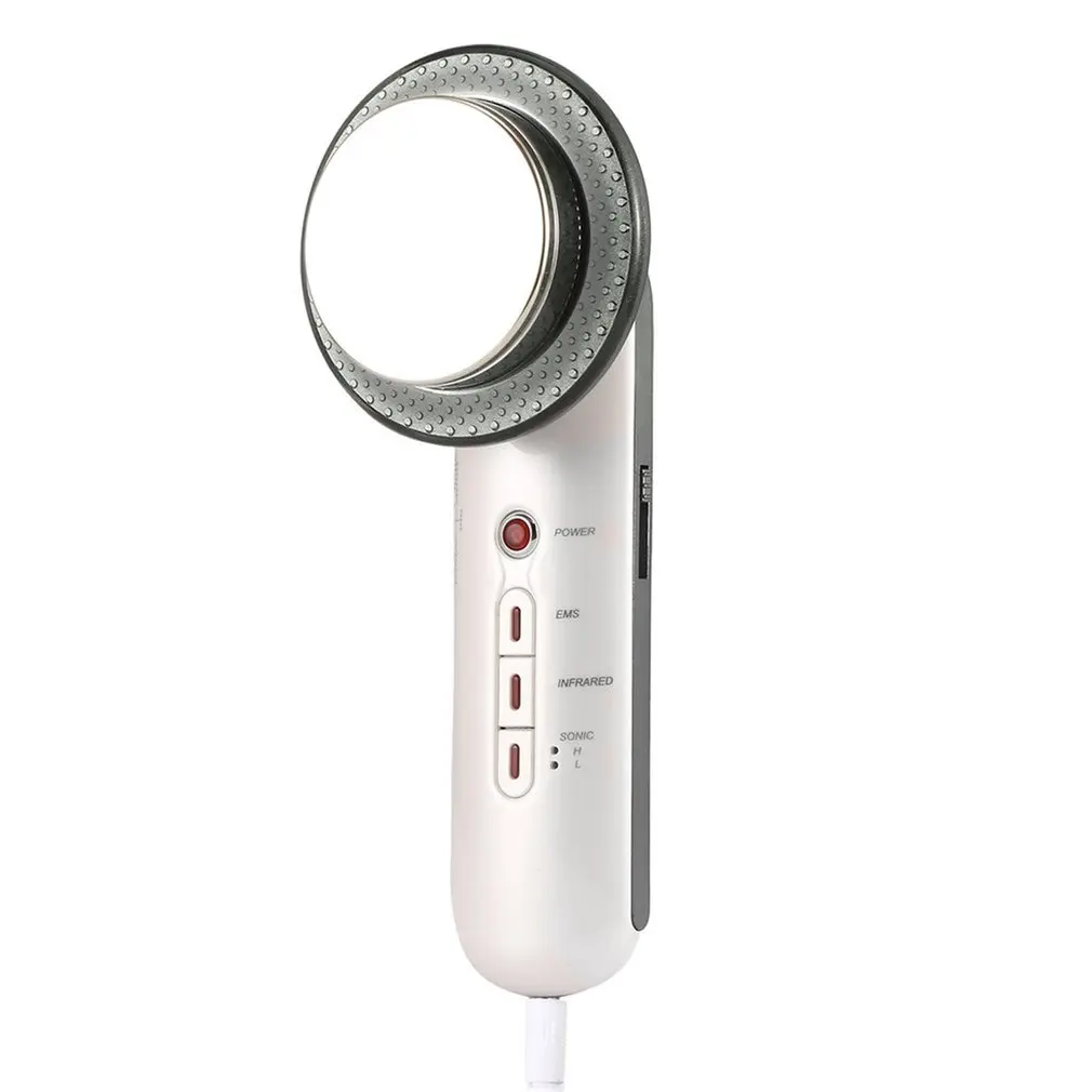 

Face Lifting 3 in 1 EMS Infrared Ultrasonic Body Massager Device Ultrasound Slimming Fat Burner Cavitation Face Beauty Machine