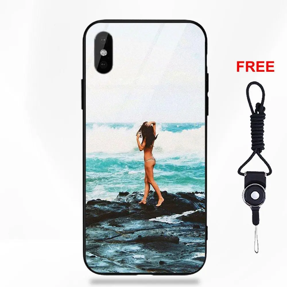 Omdnwd Surf Wave Sea Natural Sunshine стильный для Apple iPhone 5 5C 5S SE 6 6S 7 8 Plus X XS Max XR - Цвет: as picture