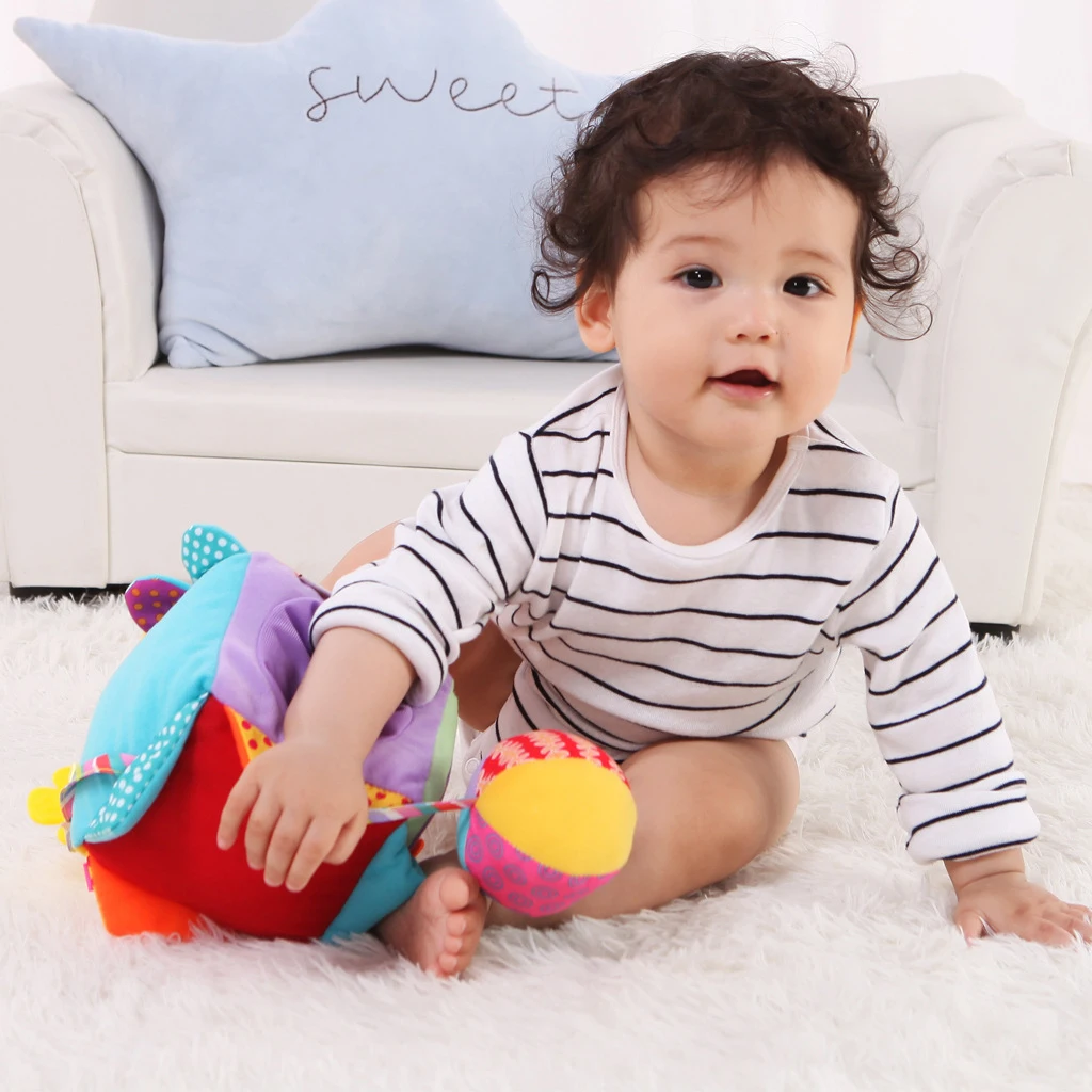 Developmental Soft Toys Easy To Grasp Baby Rattles Help Develop Toddlers Motor Skills For Baby