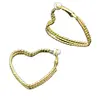 Clip on the ear Without piercing Earrings for women Wholesale Fashion Jewelry Accessories Three heart shape Youth Ladies earings 1
