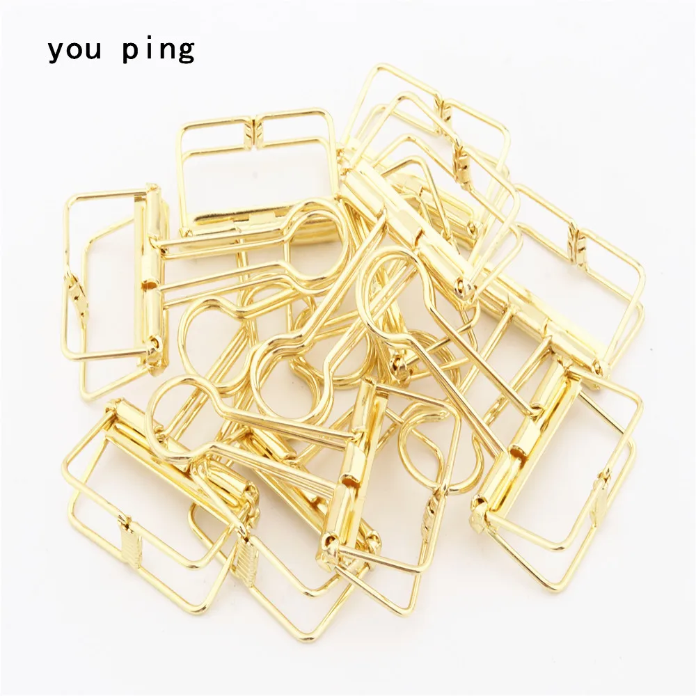 Clip de metal dorado 93 de alta calidad, carpeta para clips decorativos para estudiantes, escuela, suministros de oficina, 48mm, 32mm y 19mm