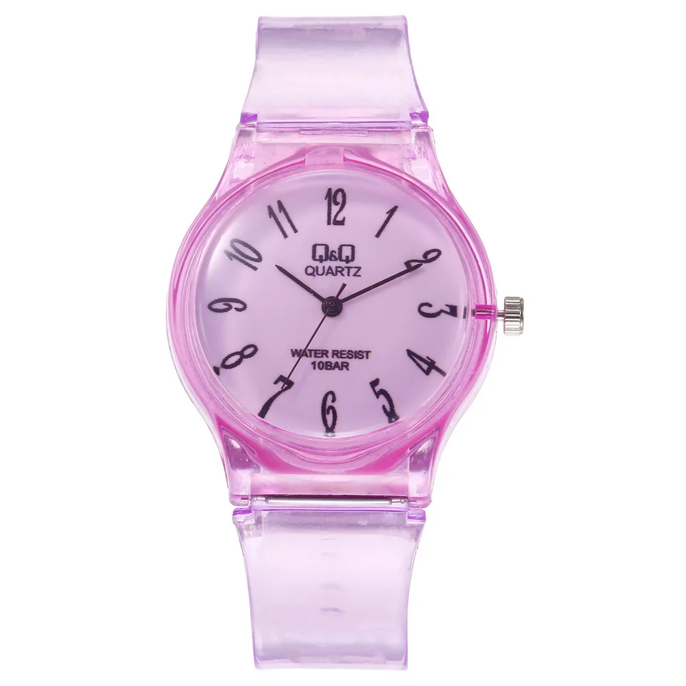 

INS Fresh Harajuku Transparent Cute Students Men And Women Fashion Casual Belt Watch
