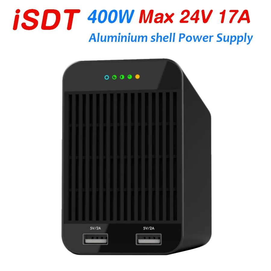 ISDT 400 Вт источник питания RC зарядное устройство с двойным USB выходом 5 В 2 а для