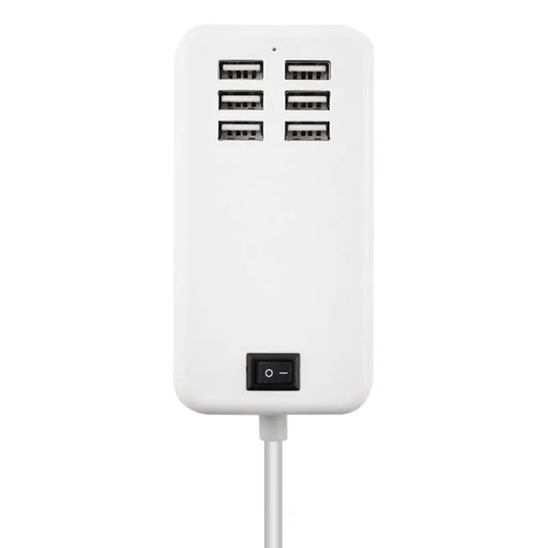 Полный-6 Usb портов зарядное устройство концентратор для телефона планшета 20 Вт умная настенная розетка зарядка удлинитель адаптер питания