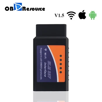 

Wifi ELM327 Code Reader PIC18F25K80 OBD Adapter for Andriod iOS PC OBD2 Diagnosis Tool ELM 327 V1.5 WI-FI For Mercedes Volvo VAG