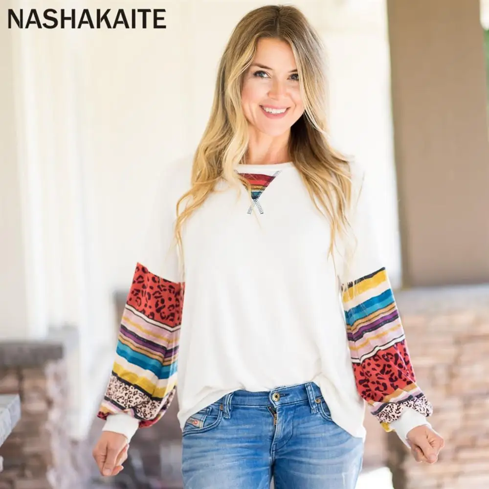 NASHAKAITE/футболки для мамы и дочки, коллекция года, повседневные топы с длинными рукавами и принтом «Мама и я», футболка семейная футболка