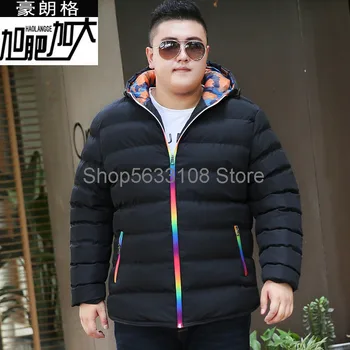 

Fat Man Winter Cotton-padded Jacket Plus Fat Plus Size Autumn Clothes Cotton-padded Jacket Fat Men Extra Large Cotton-padded