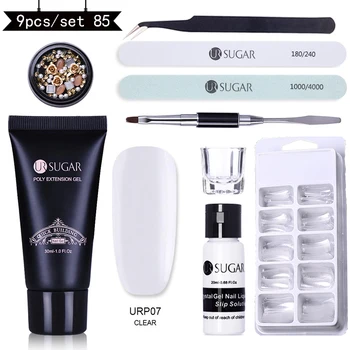 

UR SUGAR 30ml Poly UV Gel Set Extend Builder Poly UV Gel Kits Finger Nail Extension UV LED Acrylic Crystal Jelly Gel