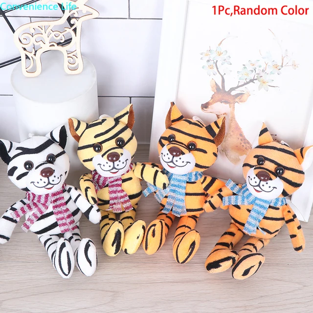 16 styles 2022 Year Of The Tiger Chinese New Year  Zodiac Plush Tiger Toys Pendant Random gifts for guests Tiger Mascot G