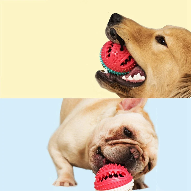 Pet интерактивные игрушки для собак резиновые шарики утечка еда игровой мяч Интерактивная эластичность жевательные игрушки для чистки зубов собаки обучающая игрушка