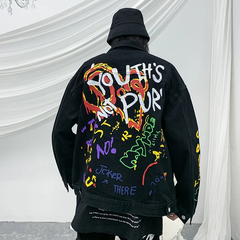 20SS оригинальная новая модная уличная рваная джинсовая куртка для мужчин в стиле