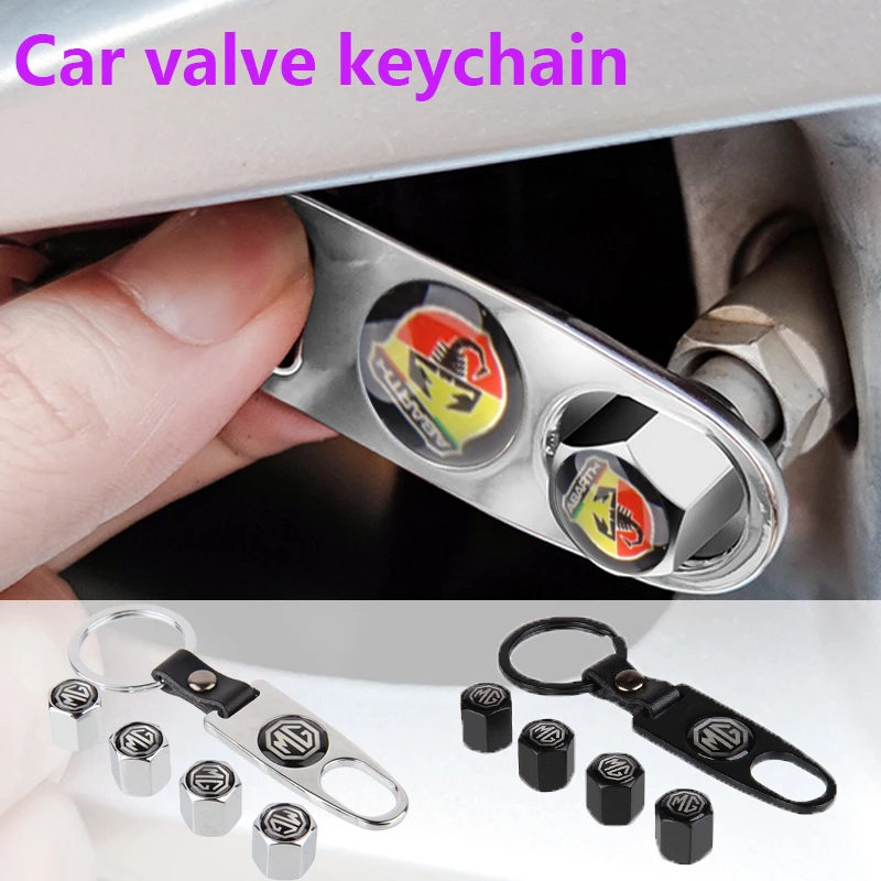 1set Car Tire Valve Wheel Rod Cover with Wrench Keychain for E39 E36 E46 E60 E90 E34 X5 E70 E53 E87 E92 320i X1 Accessories | Автомобили и