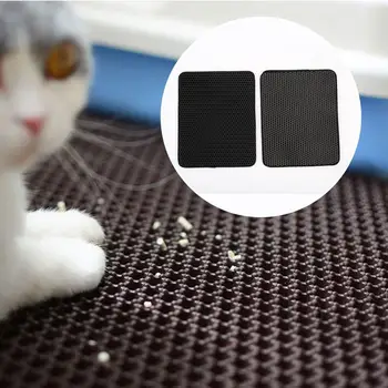 

Black/Grey EVA Cat Pad Cat Litter Mat Waterproof Double Filter Home Rug Cat Litter Box Supplies Trapper Clean Pet