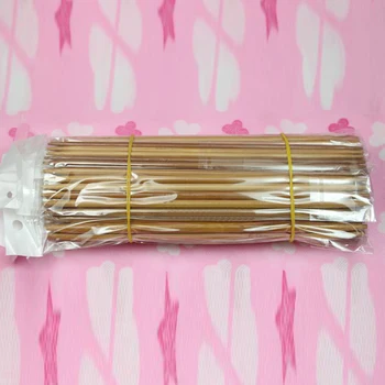 

75x Mixed 20cm Double Pointed Carbonized Bamboo Knitting Needles Crochet Lot New