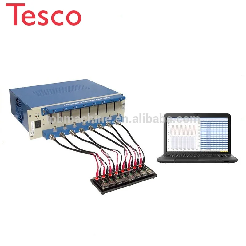 

5V1mA Independent Channel Coin Cell Battery Discharge Load Tester Analyzer