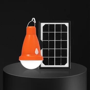 

Solar bulb charging lamp bulb waterproof led camp tent home outdoor camping lighting