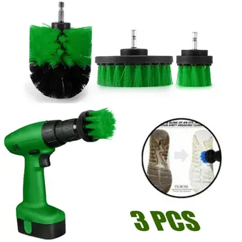 

3PCS/Set Power Scrubber Drill Brush Set Cleaner Spin Bathroom Tub Shower Tile Grout Wall Brush Tool