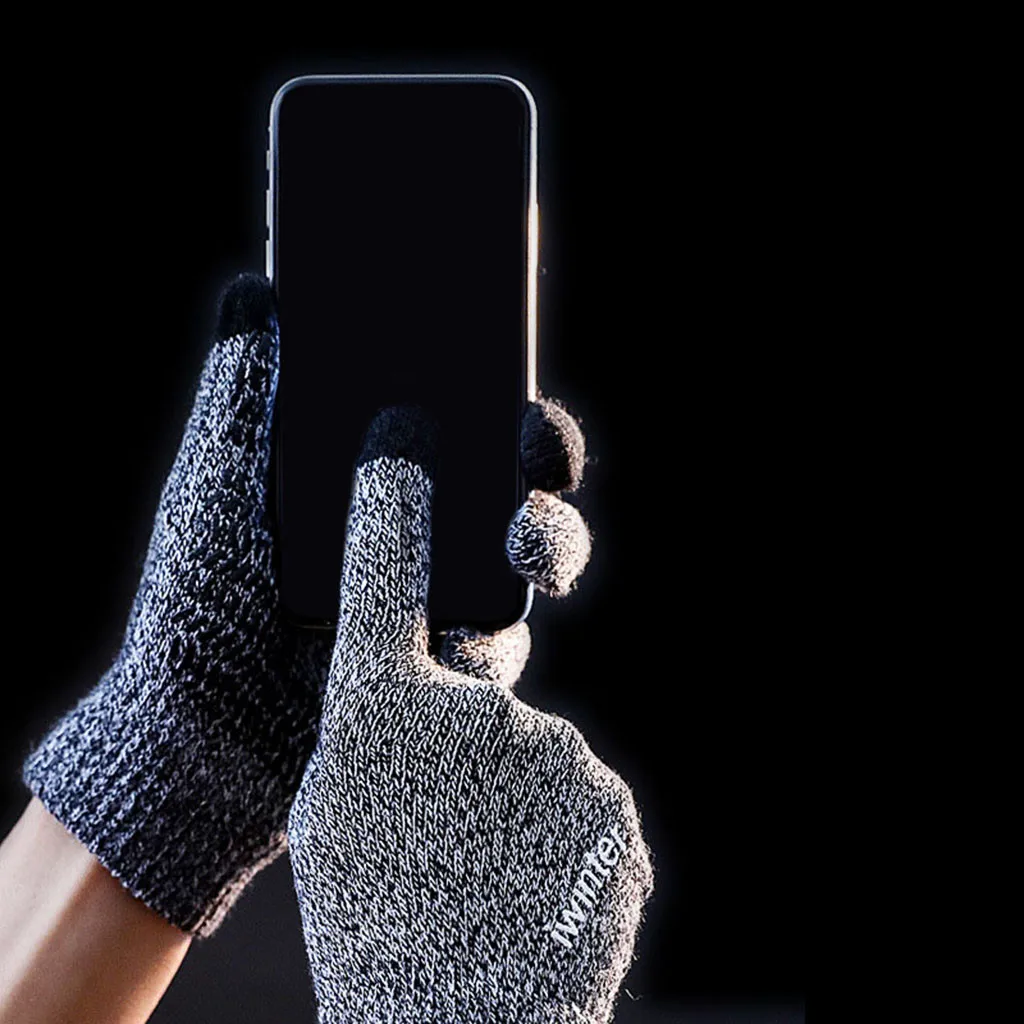 Зимние перчатки для сенсорного экрана мужские теплые спортивные уличные водонепроницаемые экстра-изолированные перчатки для сенсорного экрана