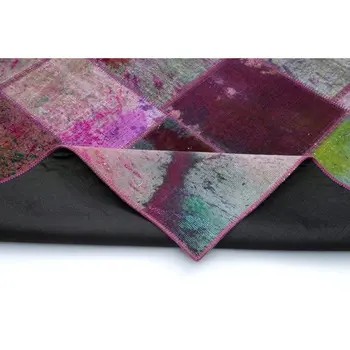

198x300 Cm Multicolor Handmade Patchwork Rug-6x10 Ft