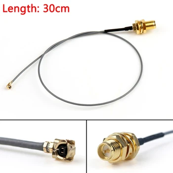 

Artudatech 10PCS 30cm Cable RP.SMA Female Bulkhead Plug To IPX U.FL Female 1.13mm Pigtail Connect