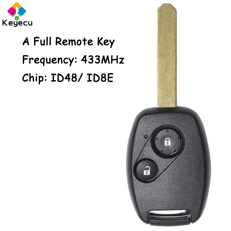 Télécommande Clé Boîtier Honda Civic Jazz Accord CR-V FR-V brut hon66 Télécommande Clé Boîtier Honda Civic Jazz Accord CR-V FR-V brut hon66
