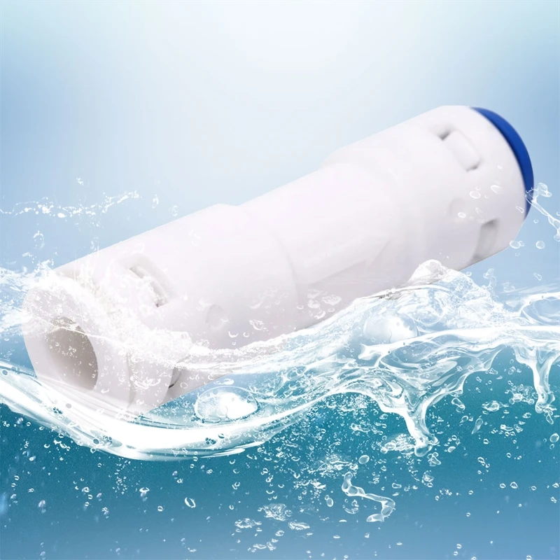 Reverse Osmosis Water Filter One Way Check for Valve Certified Plastic Push Fit Quick Connect RO Fittings 1/4 Inch 2 Pcs, reverse osmosis water filter