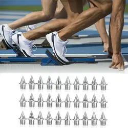 Drop Shipping 30pcs Durable Silver Athletic Replacement Xmas Tree 7mm Track Steel Running Shoes Spikes Short W5h3