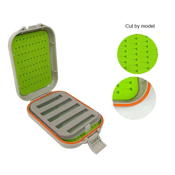 Fly Fishing Box Baitcasting Waterproof Fishing Tackle Bait Box