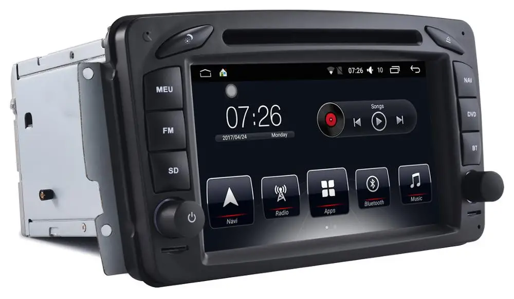 NaweiGe 7 дюймов T30 Android Восьмиядерный 8,1 2+ 32 ГБ Автомобильный dvd для Benz CLK-C209 W209 Авторадио gps навигация автомобильный мультимедийный для