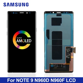 

100% Original For Samsung Galaxy Note 9 Lcd Display Touch Screen Digitizer Assembly N960 N960F N960D N960DS lcd with Frame