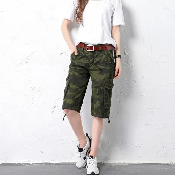 Women's Summer Casual Camouflage Shorts 